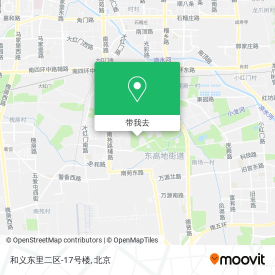 和义东里二区-17号楼地图