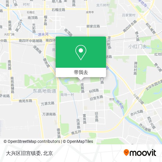 大兴区旧宫镇委地图