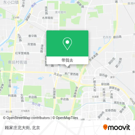 顾家庄北大街地图