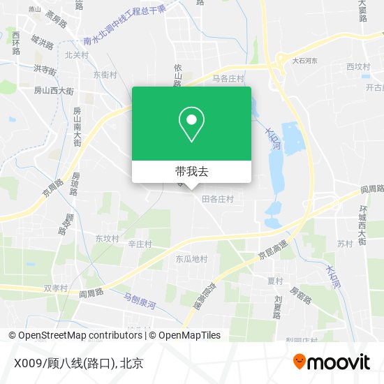 X009/顾八线(路口)地图