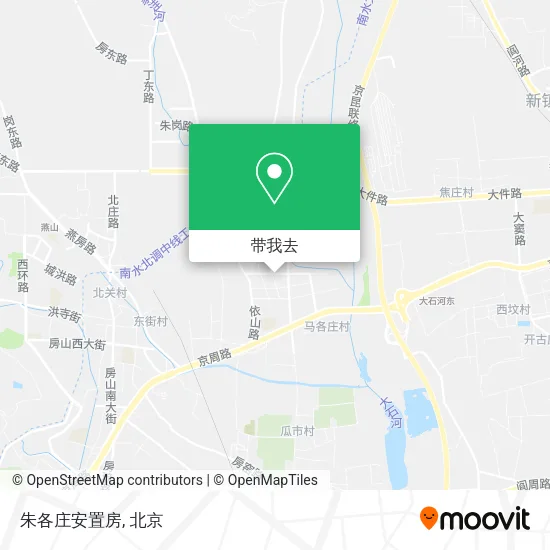 朱各庄安置房地图