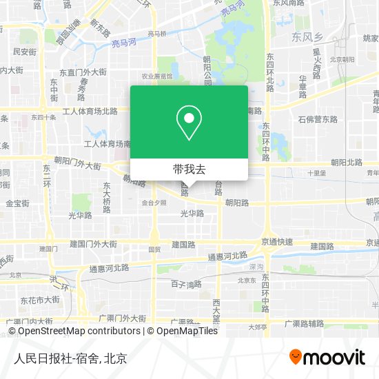 人民日报社-宿舍地图