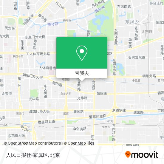 人民日报社-家属区地图