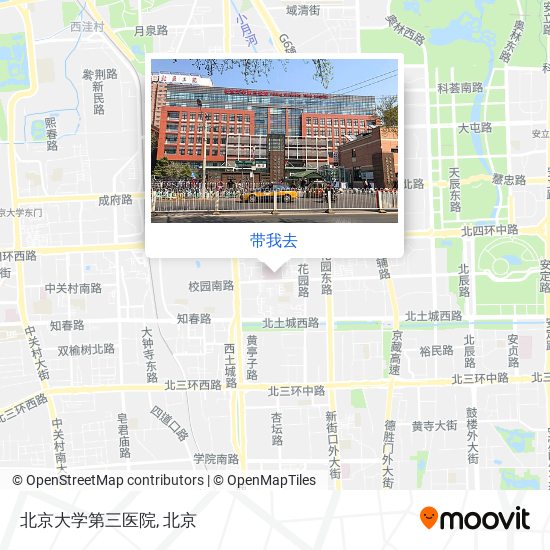 北京大学第三医院地图