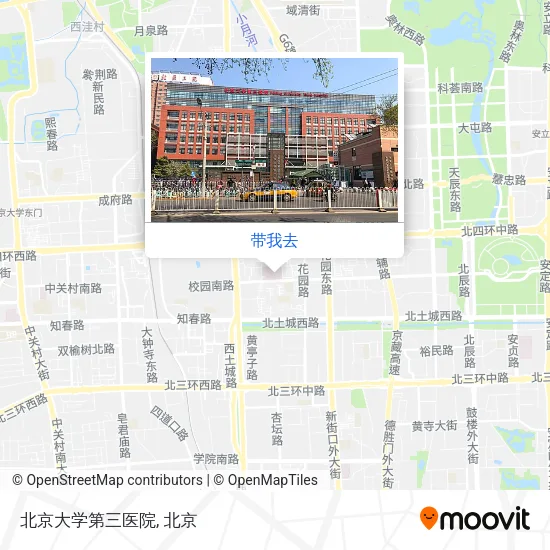 北京大学第三医院地图