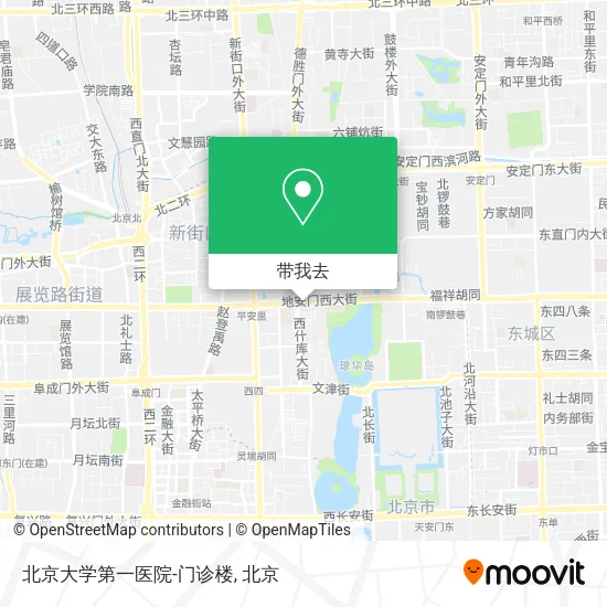 北京大学第一医院-门诊楼地图