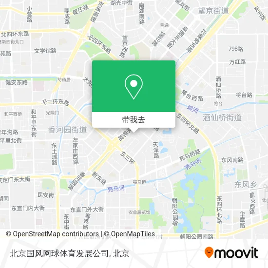 北京国风网球体育发展公司地图