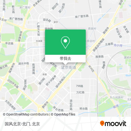 国风北京-北门地图