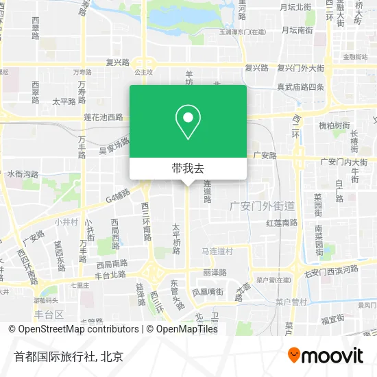 首都国际旅行社地图
