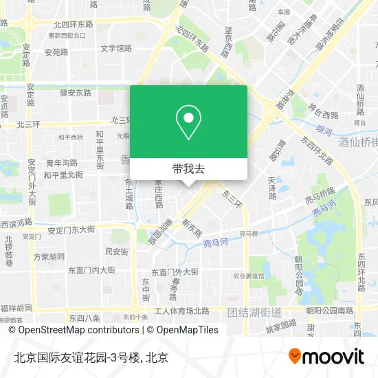 北京国际友谊花园-3号楼地图