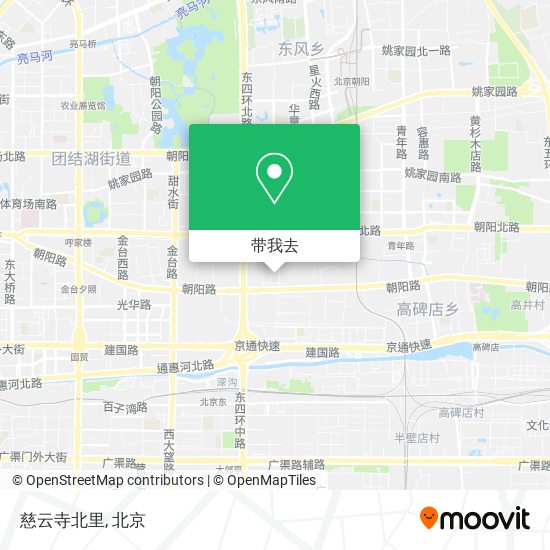 慈云寺北里地图