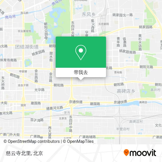 慈云寺北里地图