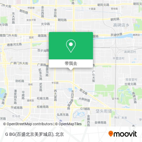 G BG(百盛北京美罗城店)地图