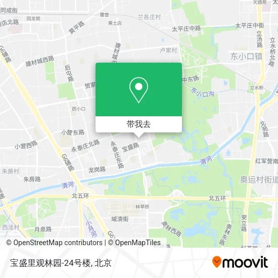 宝盛里观林园-24号楼地图