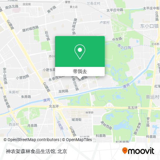 神农架森林食品生活馆地图