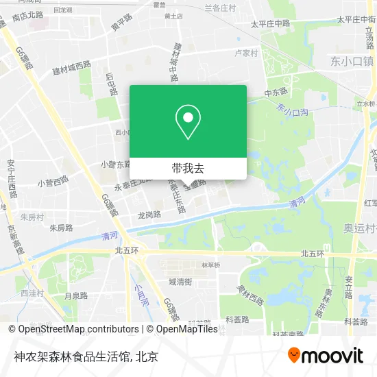 神农架森林食品生活馆地图