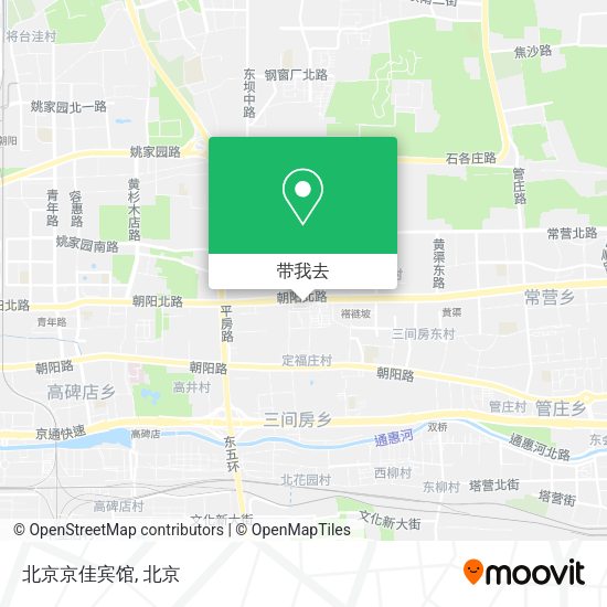 北京京佳宾馆地图