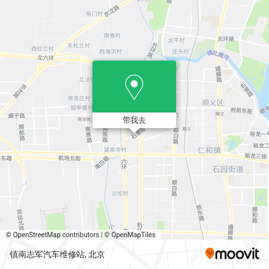 镇南志军汽车维修站地图