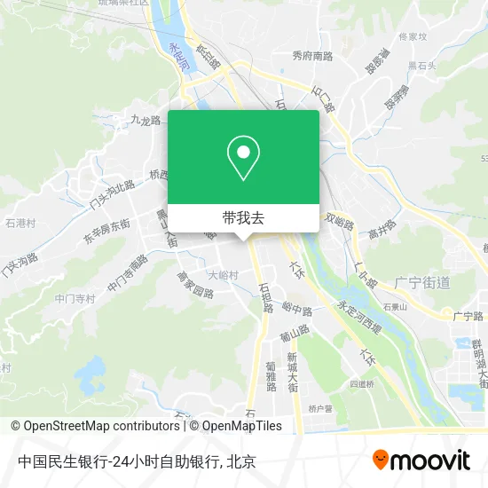 中国民生银行-24小时自助银行地图
