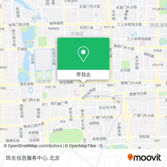 民生信息服务中心地图