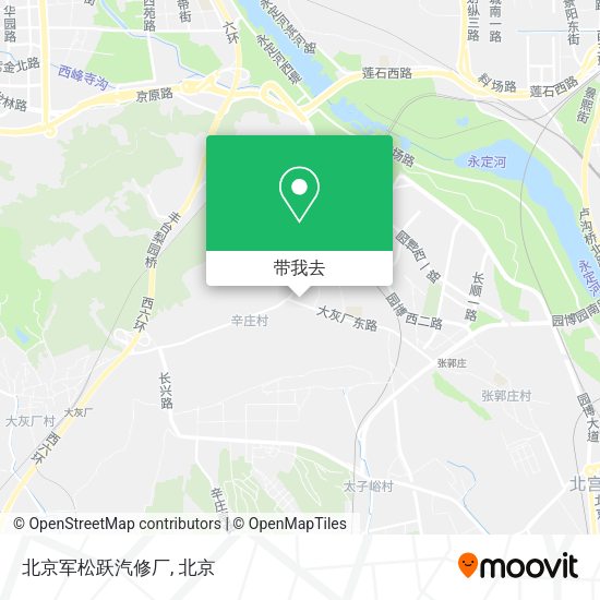 北京军松跃汽修厂地图