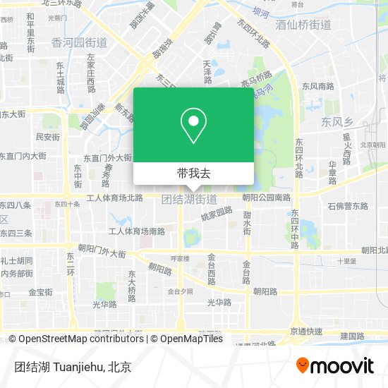 团结湖 Tuanjiehu地图