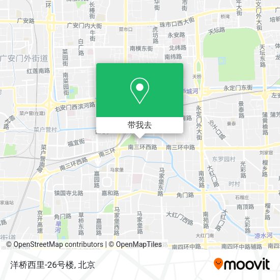 洋桥西里-26号楼地图
