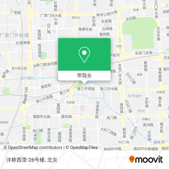洋桥西里-26号楼地图