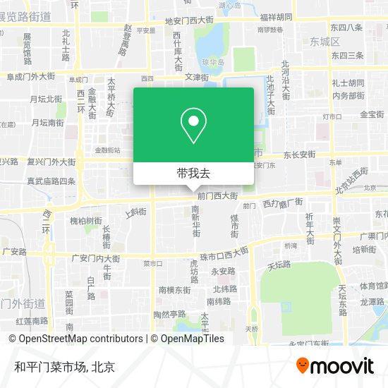 和平门菜市场地图