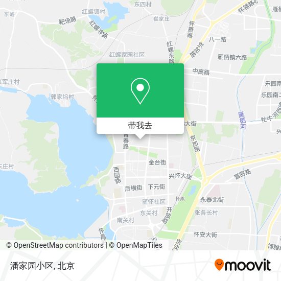 潘家园小区地图
