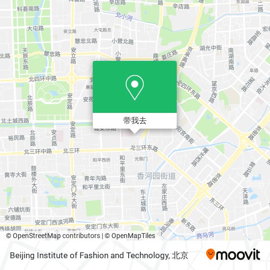 Beijing Institute of Fashion and Technology地图
