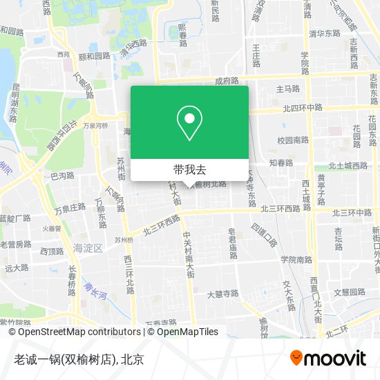 老诚一锅(双榆树店)地图