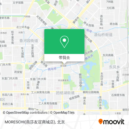 MORESCHI(燕莎友谊商城店)地图