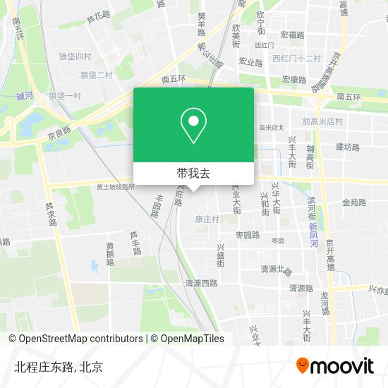 北程庄东路地图