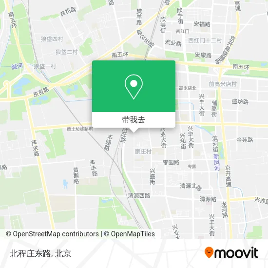 北程庄东路地图