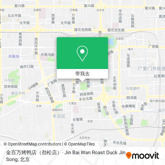 金百万烤鸭店（劲松店）· Jin Bai Wan Roast Duck Jin Song地图
