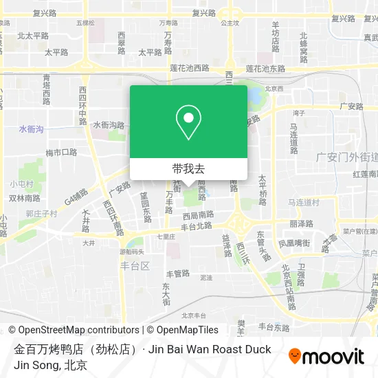 金百万烤鸭店（劲松店）· Jin Bai Wan Roast Duck Jin Song地图
