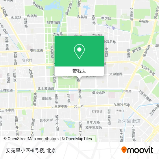 安苑里小区-8号楼地图