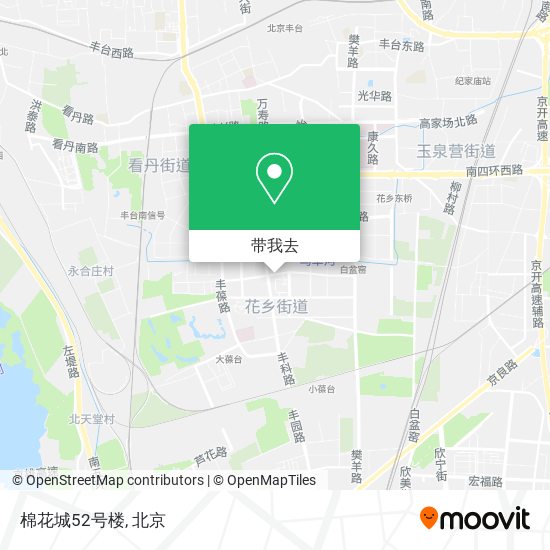 棉花城52号楼地图