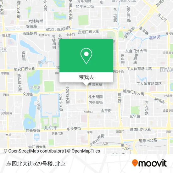 东四北大街529号楼地图