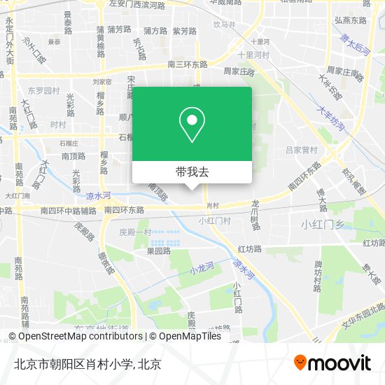 北京市朝阳区肖村小学地图