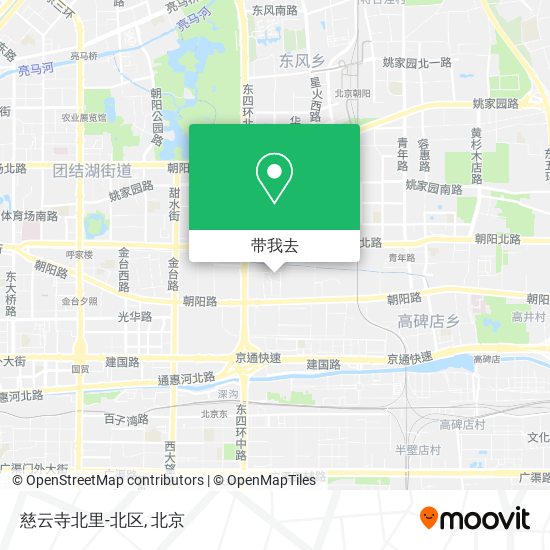 慈云寺北里-北区地图
