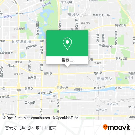 慈云寺北里北区-东2门地图