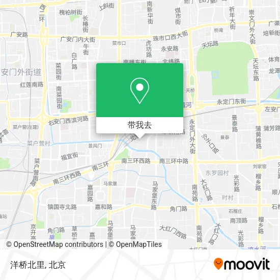 洋桥北里地图