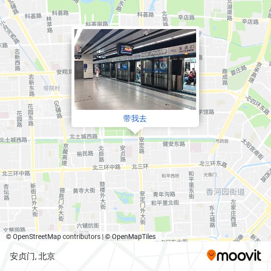 安贞门地图