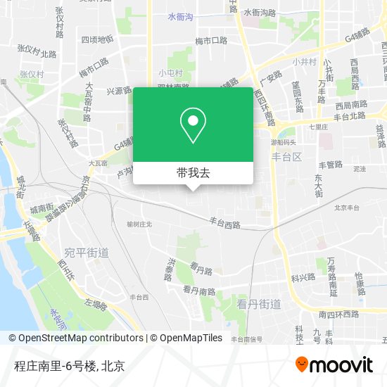 程庄南里-6号楼地图