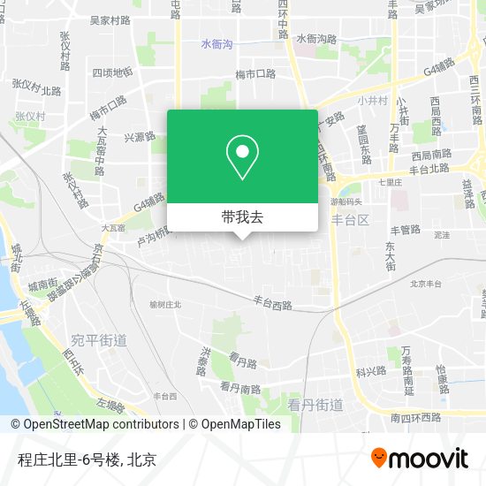程庄北里-6号楼地图