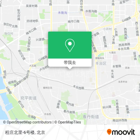 程庄北里-6号楼地图