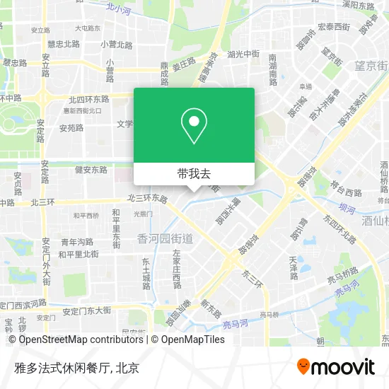 雅多法式休闲餐厅地图