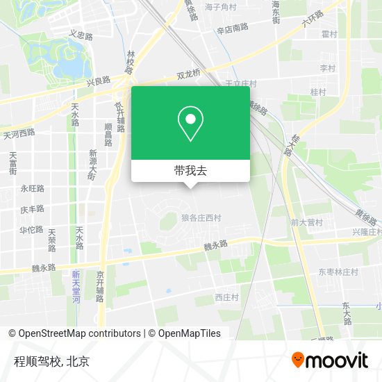 程顺驾校地图